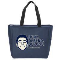 Deny Defend Depose Resistance Zip Tote Bag