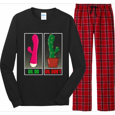 Dil Do Dil DonT Funny Inappropriate Long Sleeve Pajama Set