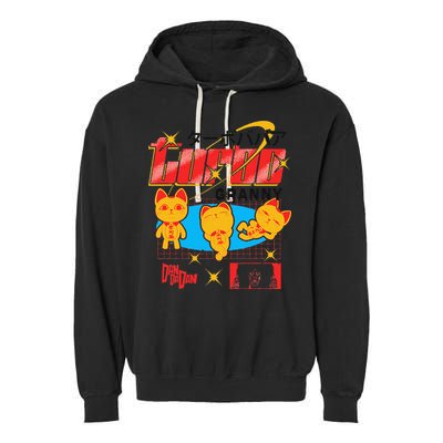 Dan Da Dan Turbo Granny Ghost Alien Anime Gift Garment-Dyed Fleece Hoodie