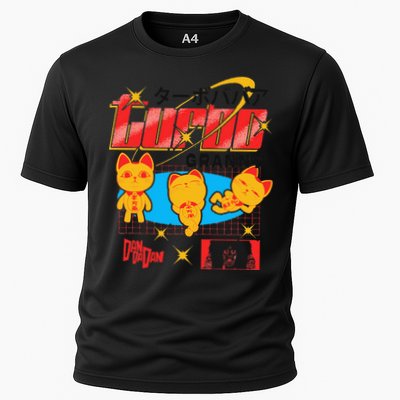 Dan Da Dan Turbo Granny Ghost Alien Anime Gift Cooling Performance Crew T-Shirt