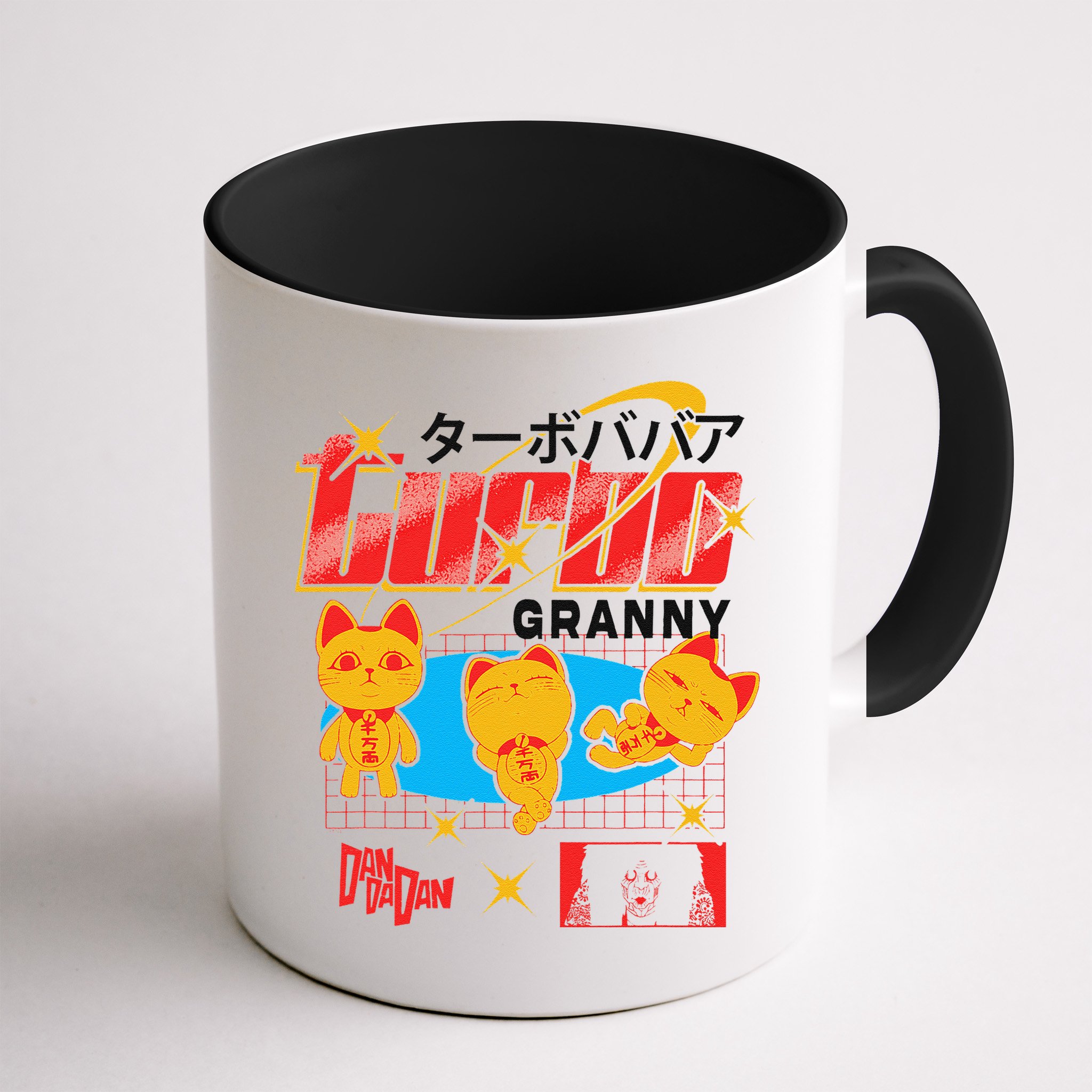 Dan Da Dan Turbo Granny Ghost Alien Anime Gift Mug