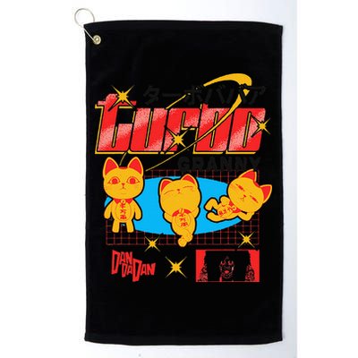 Dan Da Dan Turbo Granny Ghost Alien Anime Gift Golf Towel