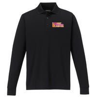 Dunkin Donuts Deny Defend Depose Performance Long Sleeve Polo