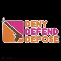 Dunkin Donuts Deny Defend Depose 16 in Basic Backpack