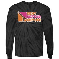 Dunkin Donuts Deny Defend Depose Tie-Dye Long Sleeve Shirt