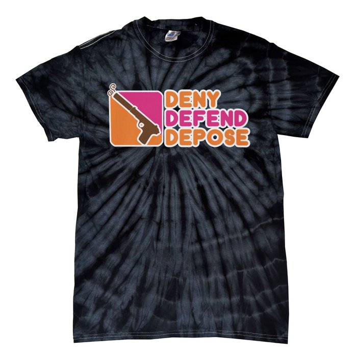 Dunkin Donuts Deny Defend Depose Tie-Dye T-Shirt