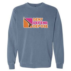 Dunkin Donuts Deny Defend Depose Garment-Dyed Sweatshirt