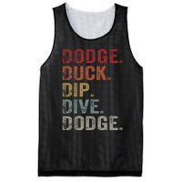 Dodge Duck Dip Dive Dodge Gaga Ball Vintage Dodgeball Mesh Reversible Basketball Jersey Tank