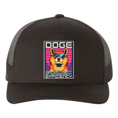 D.O.G.E Doge Department Of Government Efficiency Yupoong Adult 5-Panel Trucker Hat