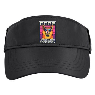 D.O.G.E Doge Department Of Government Efficiency Adult Drive Performance Visor