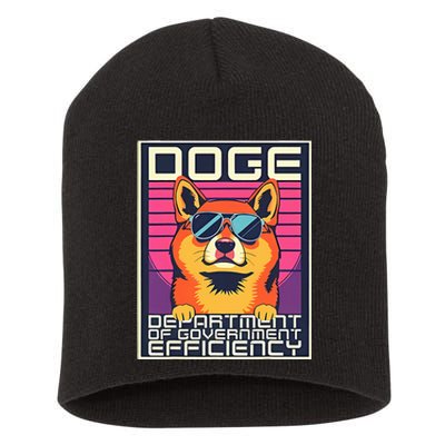 D.O.G.E Doge Department Of Government Efficiency Short Acrylic Beanie