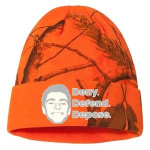 Deny Defend Depose — Free Luigi Mangione Kati Licensed 12" Camo Beanie