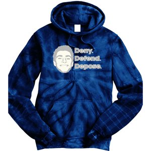 Deny Defend Depose — Free Luigi Mangione Tie Dye Hoodie