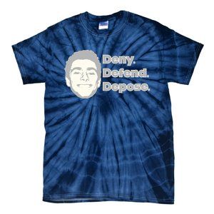 Deny Defend Depose — Free Luigi Mangione Tie-Dye T-Shirt