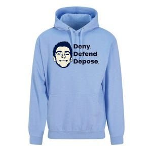 Deny Defend Depose — Free Luigi Mangione Unisex Surf Hoodie