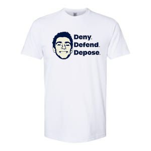 Deny Defend Depose — Free Luigi Mangione Softstyle CVC T-Shirt