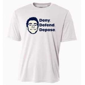 Deny Defend Depose — Free Luigi Mangione Cooling Performance Crew T-Shirt