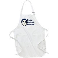 Deny Defend Depose — Free Luigi Mangione Full-Length Apron With Pockets