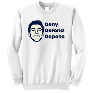 Deny Defend Depose — Free Luigi Mangione Sweatshirt