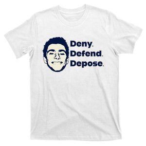 Deny Defend Depose — Free Luigi Mangione T-Shirt