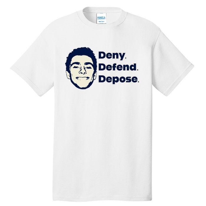 Deny Defend Depose — Free Luigi Mangione Tall T-Shirt