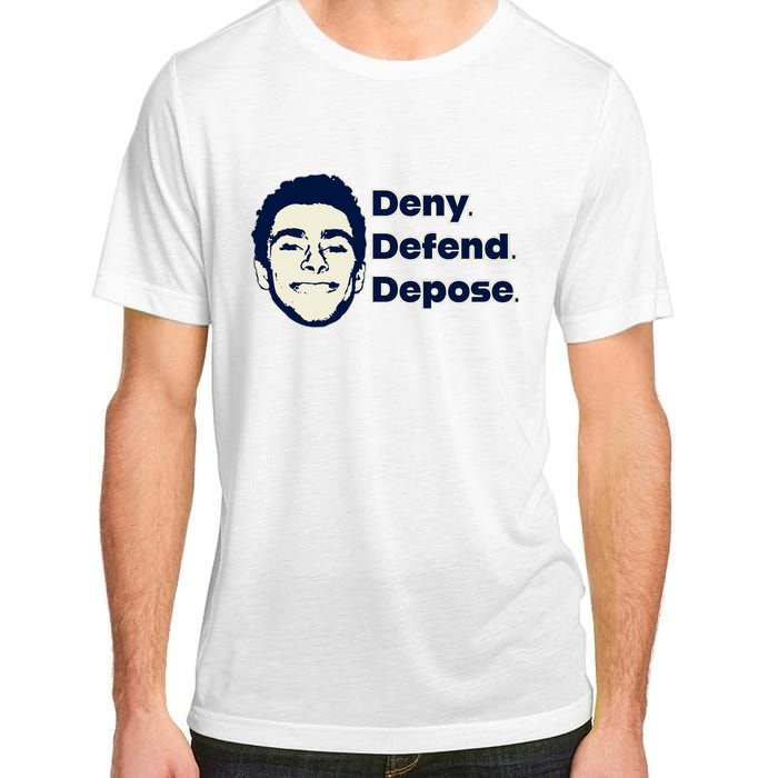 Deny Defend Depose — Free Luigi Mangione Adult ChromaSoft Performance T-Shirt