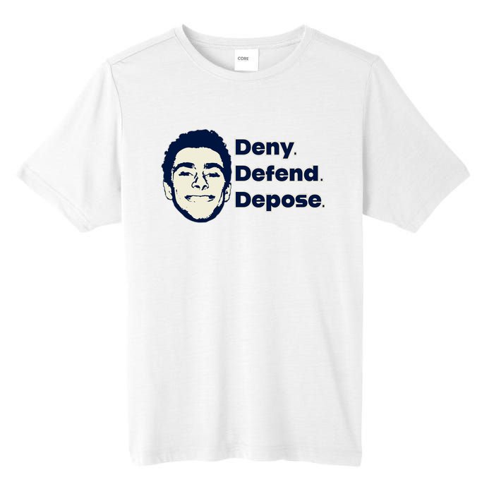 Deny Defend Depose — Free Luigi Mangione Tall Fusion ChromaSoft Performance T-Shirt