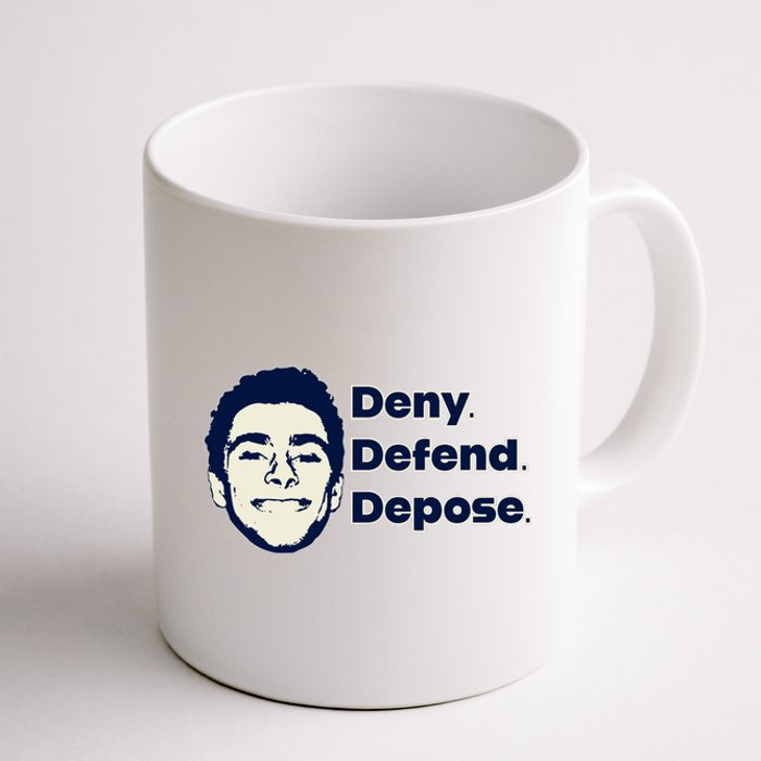 Deny Defend Depose — Free Luigi Mangione Coffee Mug