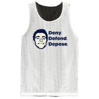 Deny Defend Depose — Free Luigi Mangione Mesh Reversible Basketball Jersey Tank