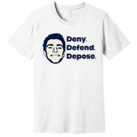 Deny Defend Depose — Free Luigi Mangione Premium T-Shirt