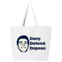 Deny Defend Depose — Free Luigi Mangione 25L Jumbo Tote