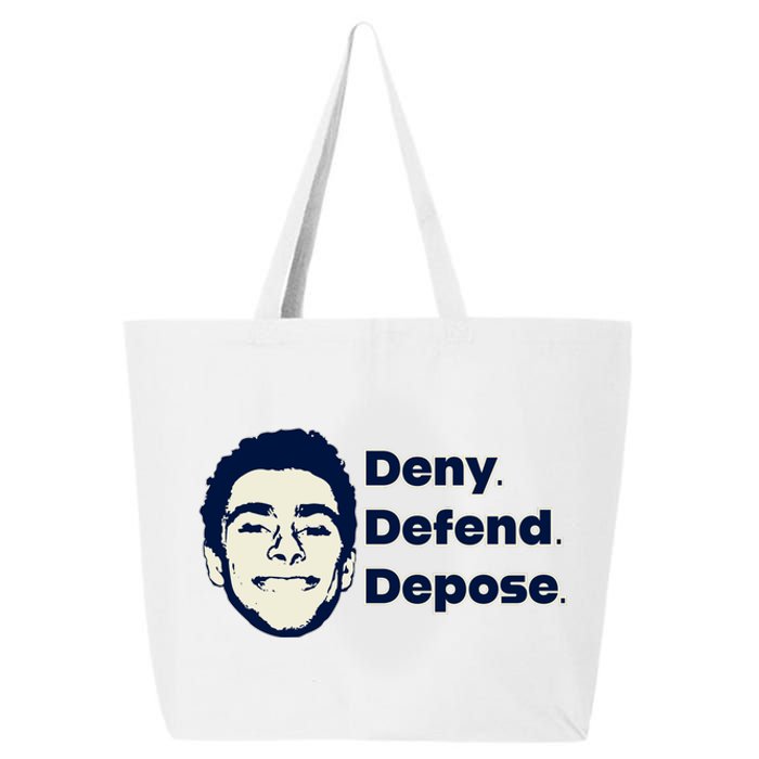 Deny Defend Depose — Free Luigi Mangione 25L Jumbo Tote