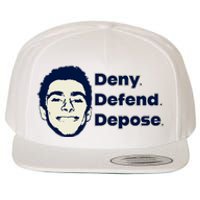 Deny Defend Depose — Free Luigi Mangione Wool Snapback Cap