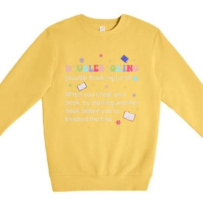 Doublebooking [Doublebooking] Double Booking Bookish Lover Premium Crewneck Sweatshirt