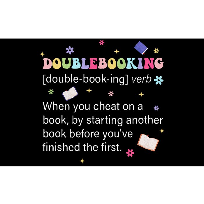 Doublebooking [Doublebooking] Double Booking Bookish Lover Bumper Sticker