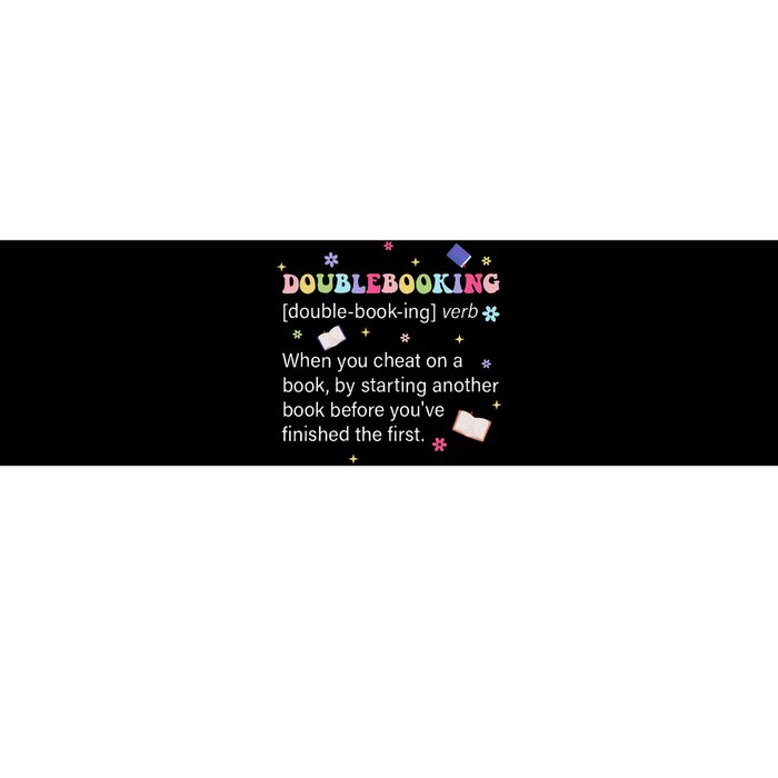 Doublebooking [Doublebooking] Double Booking Bookish Lover Bumper Sticker