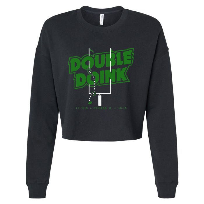 Double Doink Cropped Pullover Crew