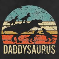 Daddy Dinosaur Daddysaurus 4 Four Gift For Father Day Cool Comfort Performance Bucket Hat