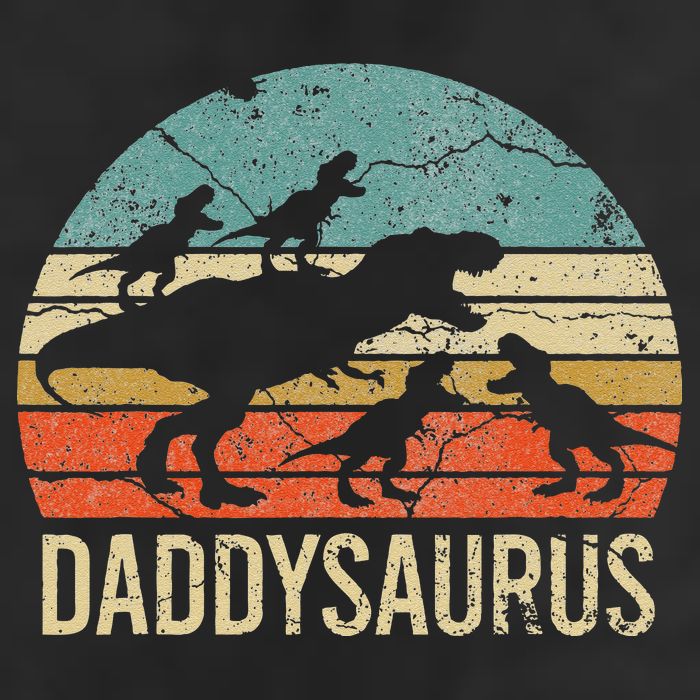 Daddy Dinosaur Daddysaurus 4 Four Gift For Father Day Cool Comfort Performance Bucket Hat