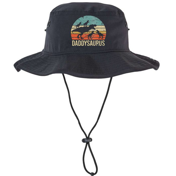 Daddy Dinosaur Daddysaurus 4 Four Gift For Father Day Bucket Hat