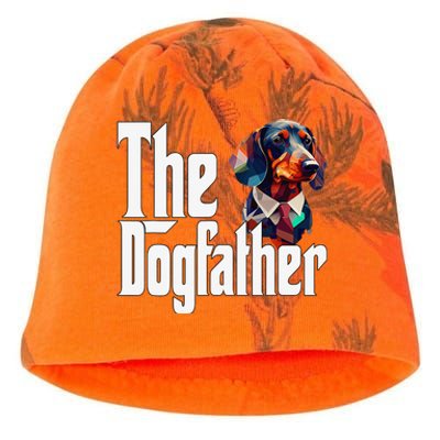 Dachshund Dog Dad Dogfather Dogs Daddy Father Kati - Camo Knit Beanie