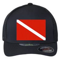 Diver Down Dive Flag Scuba Diving Flag Flexfit Unipanel Trucker Cap