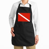 Diver Down Dive Flag Scuba Diving Flag Apron