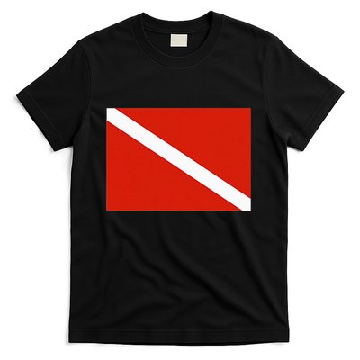Diver Down Dive Flag Scuba Diving Flag T-Shirt