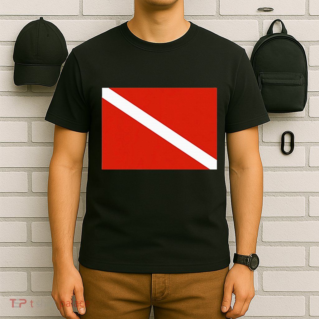 Diver Down Dive Flag Scuba Diving Flag T-Shirt