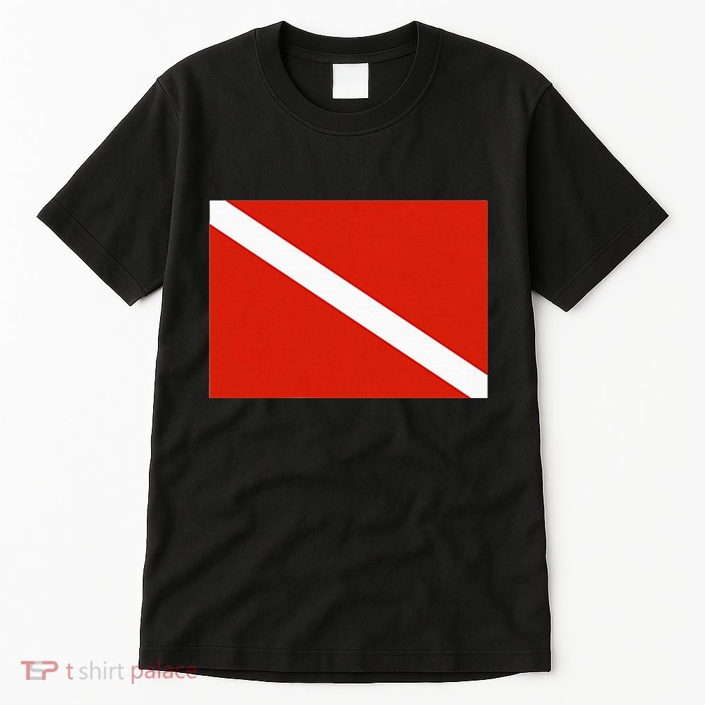 Diver Down Dive Flag Scuba Diving Flag Tall T-Shirt