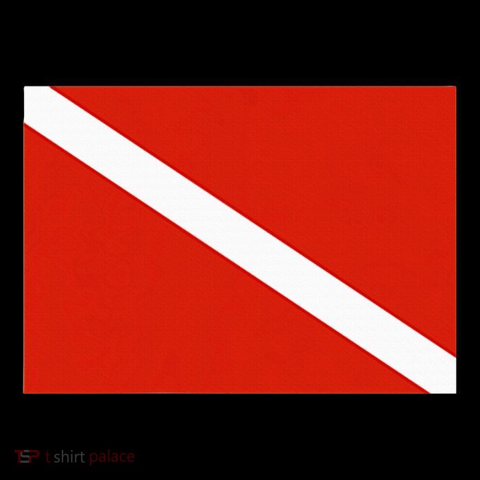 Diver Down Dive Flag Scuba Diving Flag Tall T-Shirt