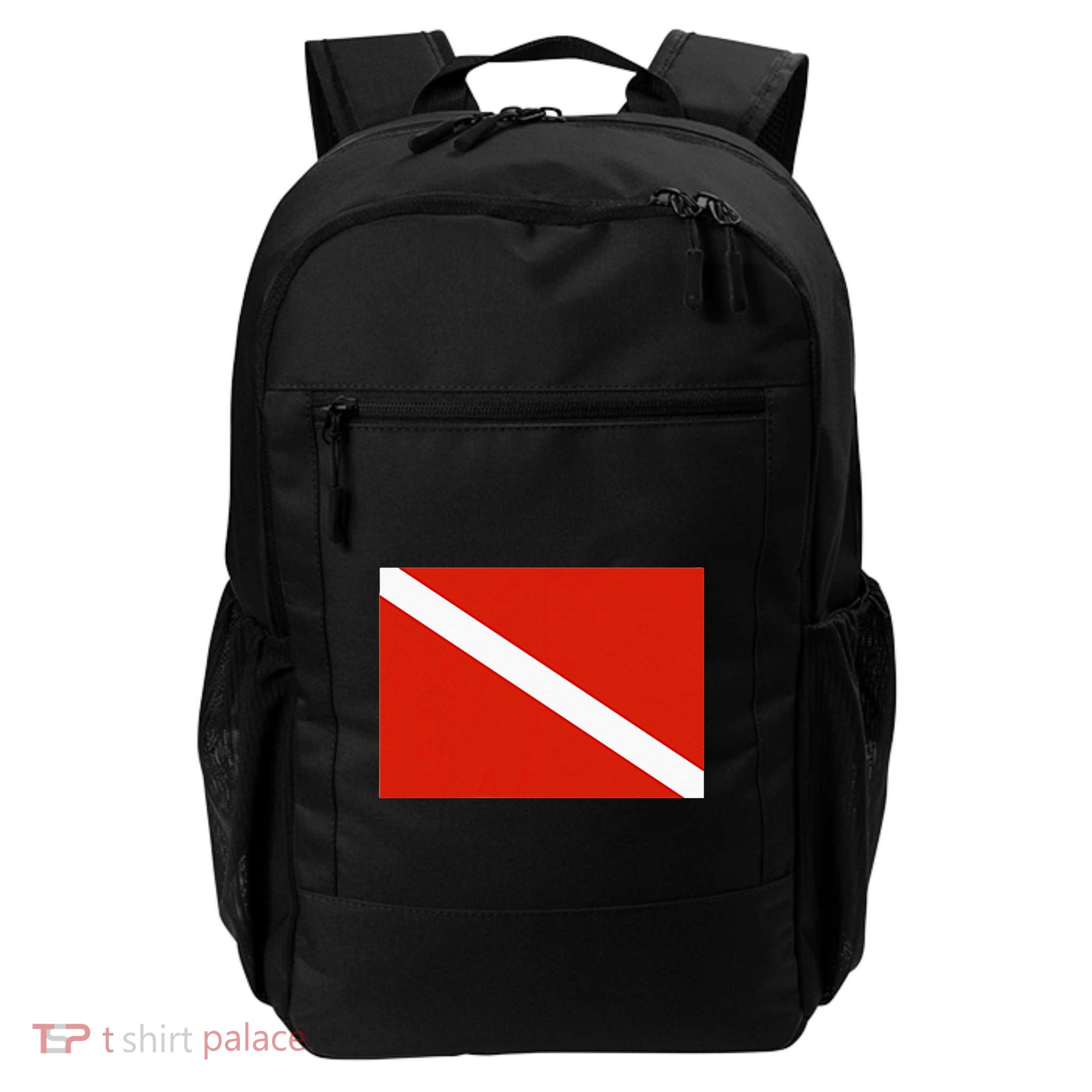 Diver Down Dive Flag Scuba Diving Flag Backpack