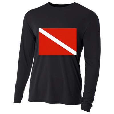 Diver Down Dive Flag Scuba Diving Flag Cooling Performance Long Sleeve Crew