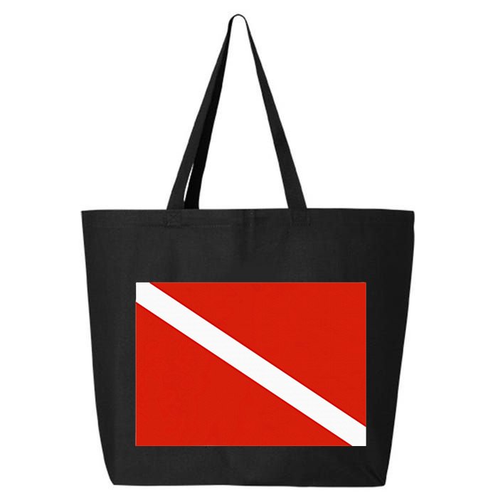 Diver Down Dive Flag Scuba Diving Flag 25L Jumbo Tote